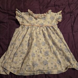 Girls' Summer Time Blue Floral Dress Soze 5 Shkimp And Grits Kids